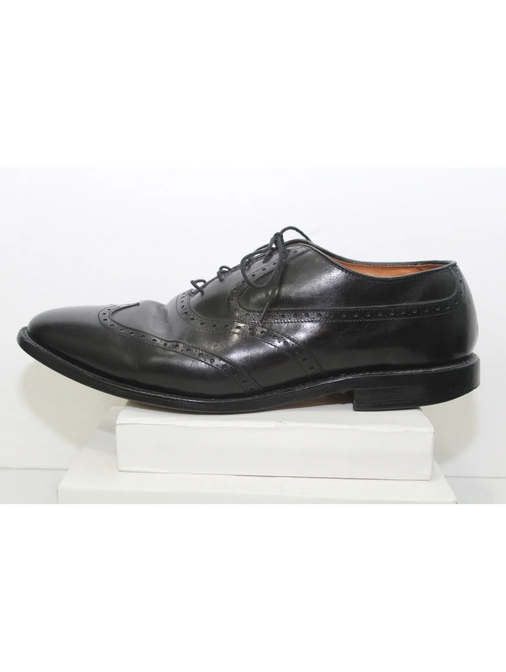 Allen Edmonds Birmingham Black Leather Oxford WingTip Dress Shoes Mens Sz 11.5 D
